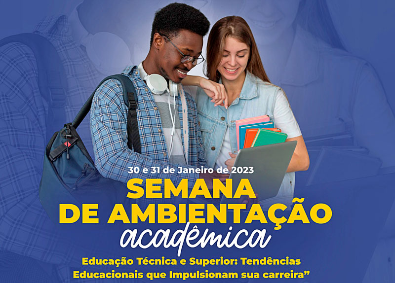 AMBIENTAÇÃO ACADÊMICA 2023.1 - dias 30 e 31/01 e 01 de fevereiro