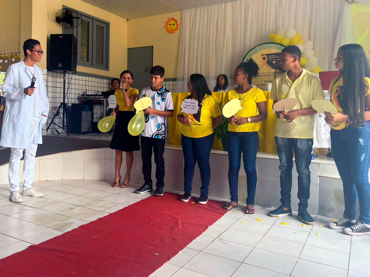 Palestra em Alus&atilde;o ao setembro amarelo